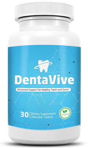 DentaVive bottle - the natural way to strong teeth and healthy gums